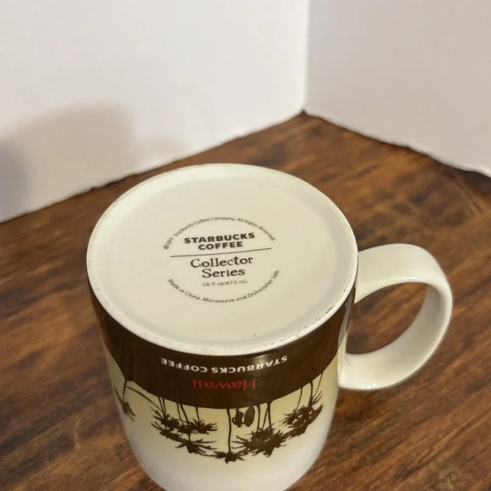 Starbucks Coffee Tea Mug Hawaii Collector Series 2011 Global 16oz Mint Condition